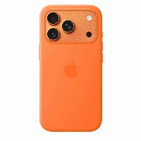 Apple Silicone Case Series with MagSafe/Camera Control для iPhone 17 Pro, Orange, оранжевый