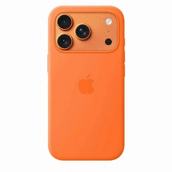 Чехол Apple Silicone Case Series with MagSafe/Camera Control для iPhone 17 Pro, Orange, оранжевый