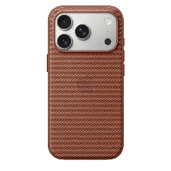 Чехол Apple TechWoven Case with MagSafe/Camera Control для iPhone 17 Pro, (MGF64), Sienna, коричневый