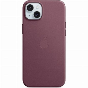 Чехол Apple iPhone 15 FineWoven Case MagSafe, Mulberry, бордовый