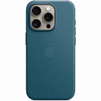 Apple iPhone 15 Pro FineWoven Case MagSafe, Pacific Blue, синий