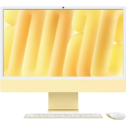 Моноблок Apple iMac 24 2024 (Z1K2000VK), 4480x2520, Apple M4, RAM 32 ГБ, SSD 1024 ГБ, 10-core CPU, 10-core GPU, MacOS, Yellow, желтый
