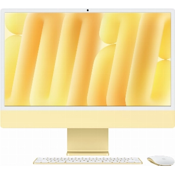 Моноблок Apple iMac 24 2024 (Z1K2000WR), 4480x2520, Apple M4, RAM 32 ГБ, SSD 512 ГБ, 10-core CPU, 10-core GPU, MacOS, Yellow, желтый