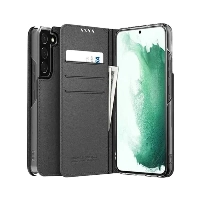 Samsung Galaxy S22 Ultra Araree Mustang Diary Black, черный