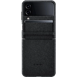 Чехол Samsung Galaxy Z Flip 4 Flap Leather Cover, Black, черный 