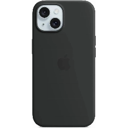 Чехол Apple iPhone 15 Silicone Case (MT0J3), Black, черный