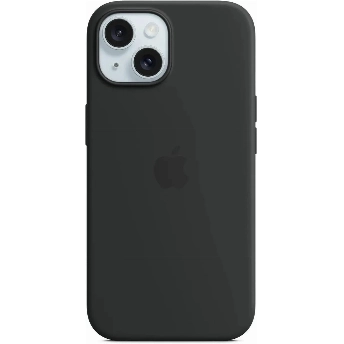 Чехол Apple iPhone 15 Silicone Case (MT0J3), Black, черный