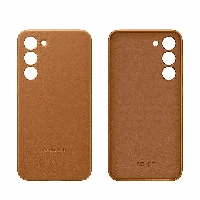 Samsung Galaxy S23 Leather Case, Brown, коричневый