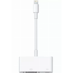 Адаптер питания Apple Lightning на VGA (MD825), White, белый