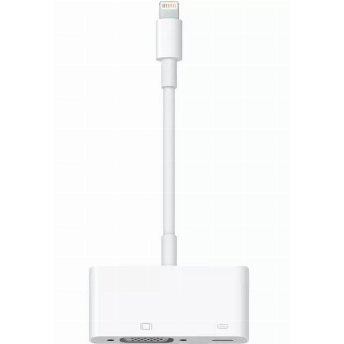 Адаптер питания Apple Lightning на VGA (MD825), White, белый