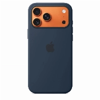 Apple iPhone 17 Pro Max Silicone Case, Midnight, темно-синий