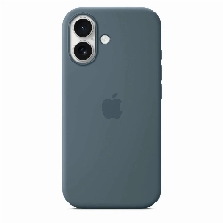 Чехол Apple iPhone 17 Silicone Case (MGEW4), Anchor Blue, синий 