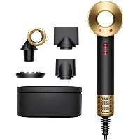 Фен Dyson Supersonic HD15, Onyx/Gold, золотистый + кейс