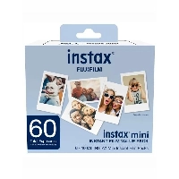 Fujifilm Instax Mini, 60 снимков, белая 