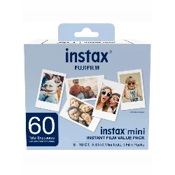 Упаковка фотобумаги Fujifilm Instax Mini, 60 снимков, белая 