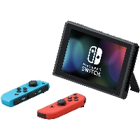 Nintendo Switch (Extended Battery Ver) Neon, Blue/Red 