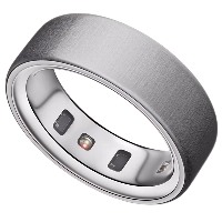 Oura Ring 4, Brushed Silver, матовое серебро, размер 7