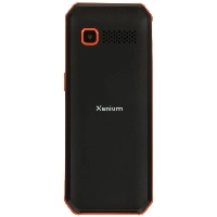 Сотовый телефон Philips Xenium X300, Black/Orange, черный/оранжевый