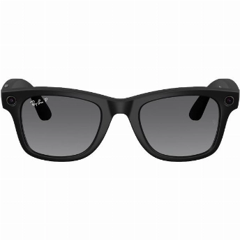 Смарт очки Ray Ban Wayfarer Matte Black/Polarized Graphite Gradient, Size 50 (M), RW4012
