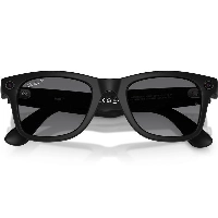 Ray-Ban Wayfarer Matte Black/Polarized Graphite Gradient, Size 50(M), RW4006