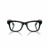 RayBan Wayfarer Shiny Black/ Clear Size 53, RW4008 