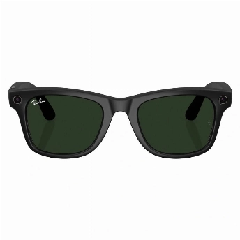Смарт очки RayBan Wayfarer Matte Black/ Tranz Graphit Green Size 53, RW4008 