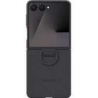 Samsung Galaxy Flip 7 Silicone Case Ring, Black, черный