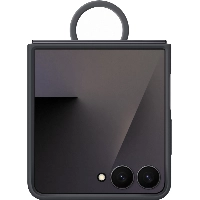 Samsung Galaxy Flip 7 Silicone Case Ring, Black, черный