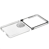 Samsung Galaxy Z Flip 7 Clear Case Ring , прозрачный