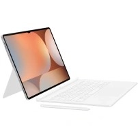 Чехол-клавиатура Samsung Tab S10 Ultra Book Cover Keyboard Touch Pad Al Key, White, белый