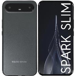 Смартфон Tecno Spark Slim, 8/256 Гб, Black, черный 