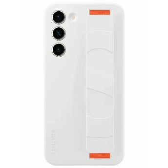 Чехол Samsung Galaxy S23+ Silicone Grip Case, White, белый