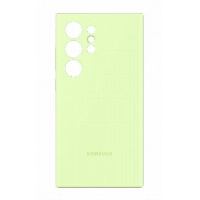 Samsung Galaxy S24 Ultra Silicone Case, Green, зелёный