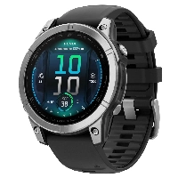 Умные часы Garmin Fenix E, 47 мм, Amoled Stainless Steel/Black