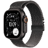 Apple Watch Ultra 3 49 мм, Black Titanium Milanese Black Loop L