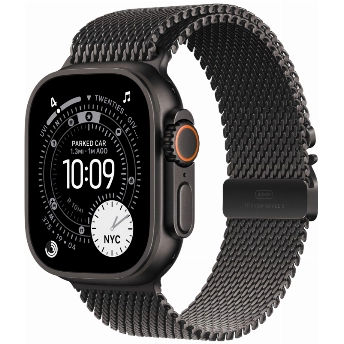 Умные часы Apple Watch Ultra 3 49 мм, Black Titanium Milanese Black Loop L