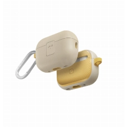 Чехол Uniq Clyde для Airpods Pro 2, Ivory/Yellow, бежевый/желтый