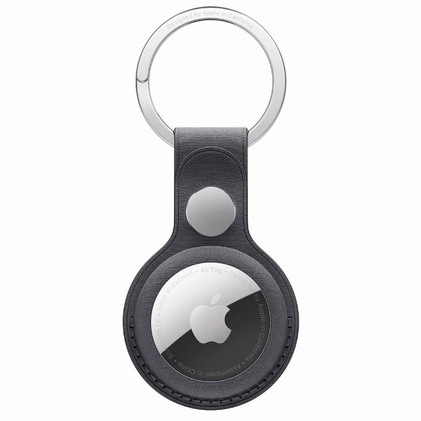 Брелок для Apple AirTag FineWoven Key Ring, Black