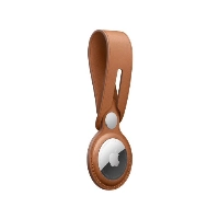 Брелок для Apple AirTag Leather Loop, Saddle Brown