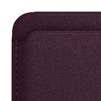 Кардхолдер Apple iPhone Leather Wallet Dark Cherry (MM0T3)
