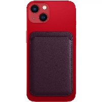 Кардхолдер Apple iPhone Leather Wallet Dark Cherry (MM0T3)