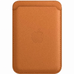 Кардхолдер Apple iPhone Leather Wallet Golden Brown (MM0Q3)