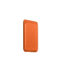 Кардхолдер Apple iPhone Leather Wallet Orange (MPPY3)