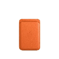 Кардхолдер Apple iPhone Leather Wallet Orange (MPPY3)