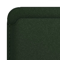 Кардхолдер Apple iPhone Leather Wallet Sequoia Green (MM0X3)