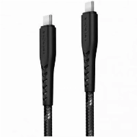 Кабель EnergEA NyloFlex USBC to USBC 480Mbps 5A 1.5м, черный