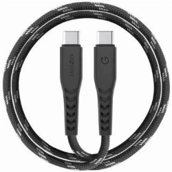 Кабель EnergEA NyloFlex USBC to USBC 480Mbps 5A 1.5м, черный