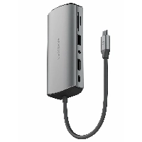 Адаптер EnergEA AluHUB Max 11-in-1 USB-C 100W, серый