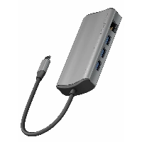 Адаптер EnergEA AluHUB Max 11-in-1 USB-C 100W, серый