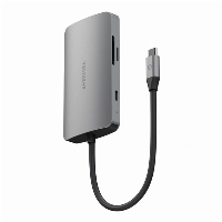 Адаптер EnergEA AluHUB HD Pro2 8-in-1 USB-C 100W, серый